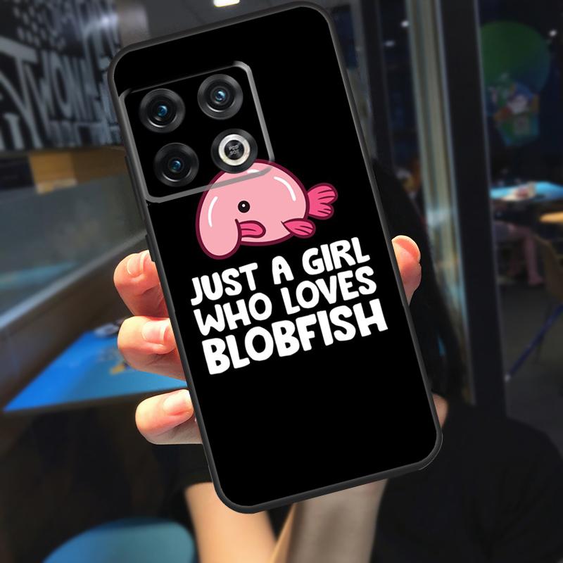 Cute Blobfish Funda For OnePlus 13R 13 12 R 11 9 10 Pro 8T 9RT 10T OnePlus Nord CE 4 2 3 Lite N20 N30 Case