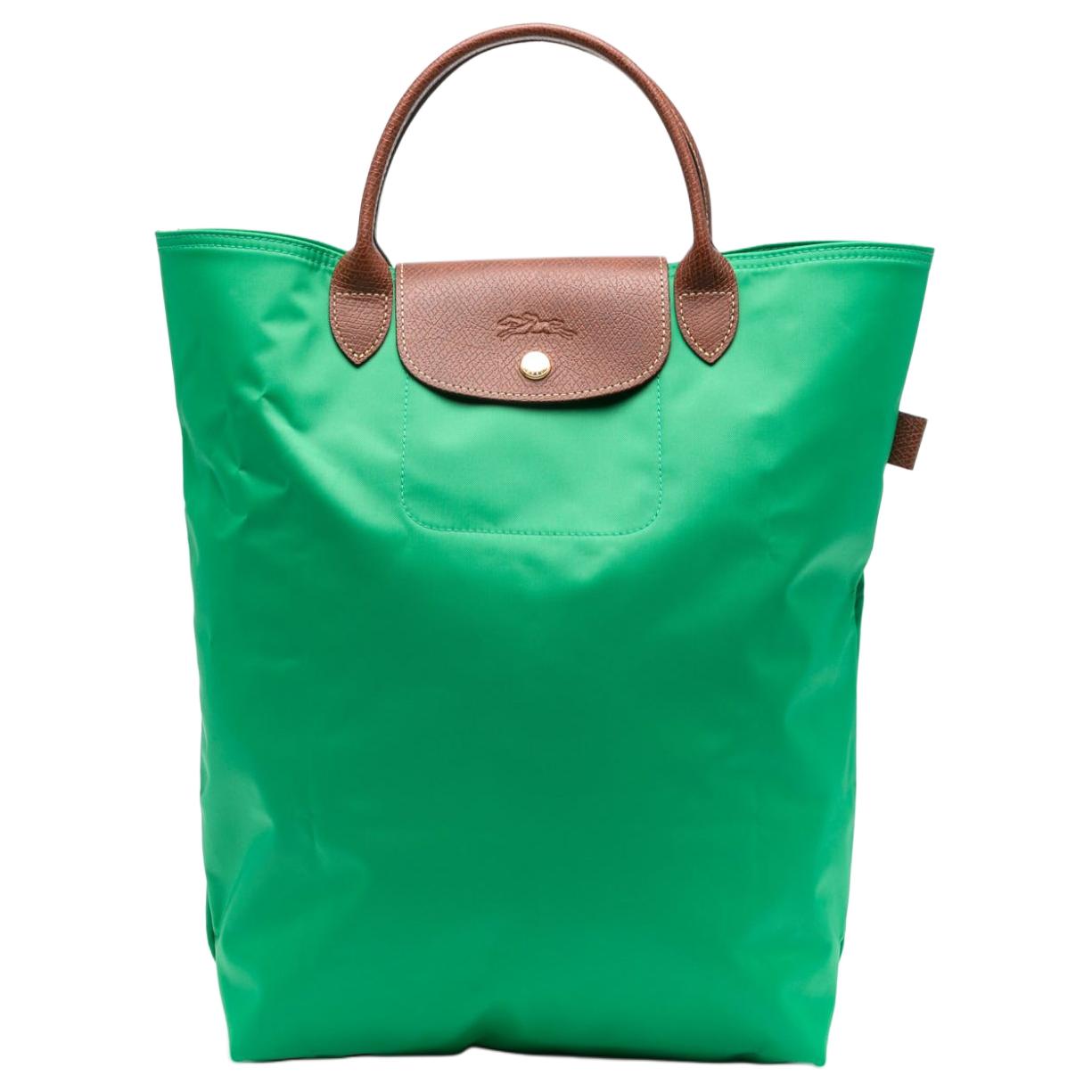 

Longchamp Le Pliage Medium Handbag With Gold Accents And Snap Closure Women handbags Green 10168089P88 Basic Set (Bag)