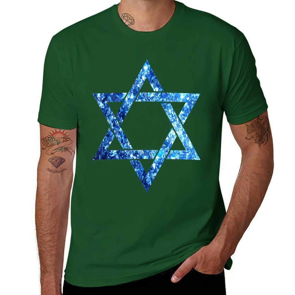 Star Of David Magen David T-Shirt Vintage Clothes Vintage Quick Drying Plus Sizes Mens Graphic T-shirts Hip Hop