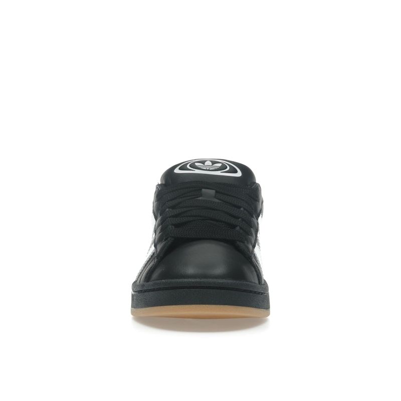 Adidas Campus 00s Core Svart Skinn Gummi Herresneakers Skyhvit JP9997