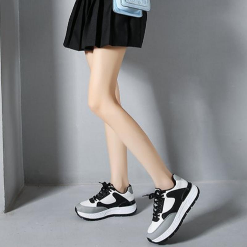 Spring, Summer, Autumn and Winter Women's Shoes Women's Sneakers Increase Height, Comfortable and Wear-resistant Sports Casual Shoes