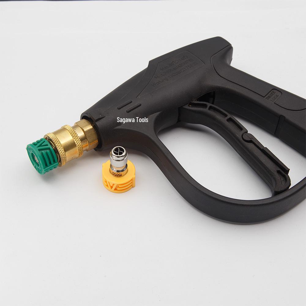 1/4 Quick Connect Fan-Shaped Nozzle Head for High-Pressure Car Washer