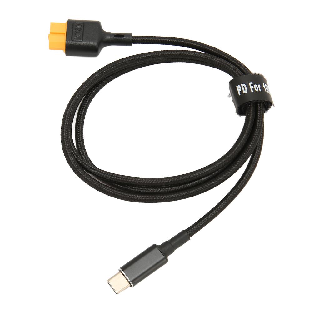 Type C To XT60 Charging Cable PD 100W Charging USB C To XT60 Female Charger Cord for Tool Kitrc M7