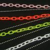 Hip Hop Punk Belt Chain Key Chain Ring Women Men Multicolor Resin Circle Heart Pendant Waist Chain Bag Car Jeans Skirts Pants