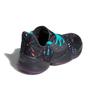 New Adidas Harden Vol. 4 C Breathable Low-Top Children's Basketball Shoes Black Blue Children Aged 3-7 Years Old EF9945