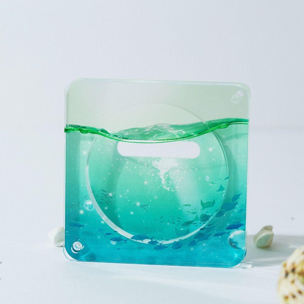 Transparent Badge Display Ornament Acrylic Badge Display Stand  For 58mm Badge