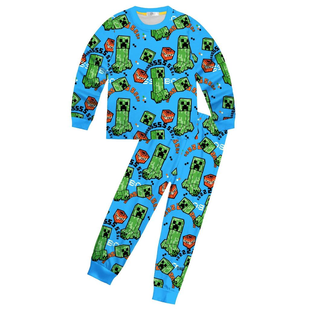 Minecraft Kids' Long Sleeve Pajama Set