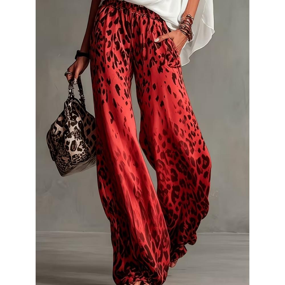 Elegant Cotton Linen Baggy Pants Fashion Women High Waist Drawstring Pocket Loose Wide Leg Pant Casual Streetwear New Trousers