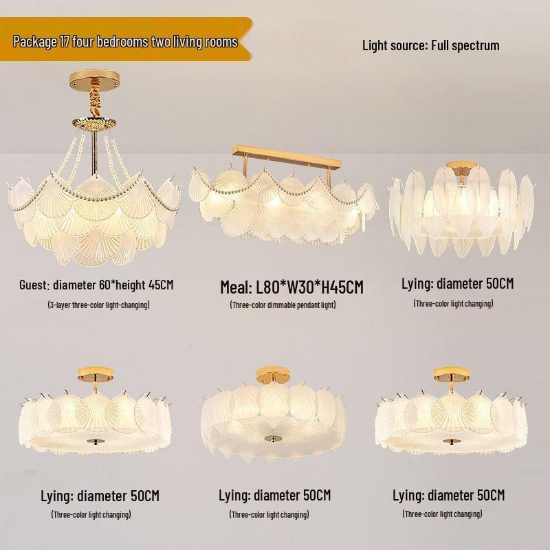 Modern French Crystal Pearl Chandelier for Living Room and Dining Room