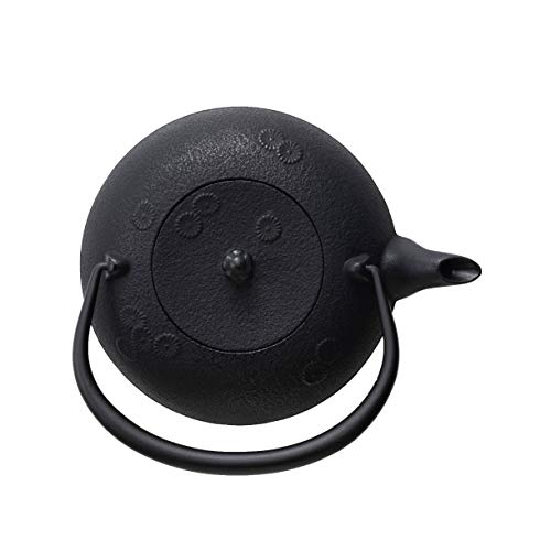 Nanbu Ironware Oigen Iron Kettle Shinonome Kogiku 1.0L H-310 Direct Flame/IH Compatible Made in Japan Kogiku Nanbu Iron Kettle Oigen Casting