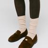 DEPOUND Label Wool Knit Socks - Oatmeal