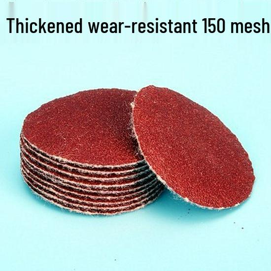 5-Inch Self-Adhesive Flocked Sandpaper Discs for Pneumatic Grinder - Perfect for Sanding, Polishing, and Woodworking Furniture.