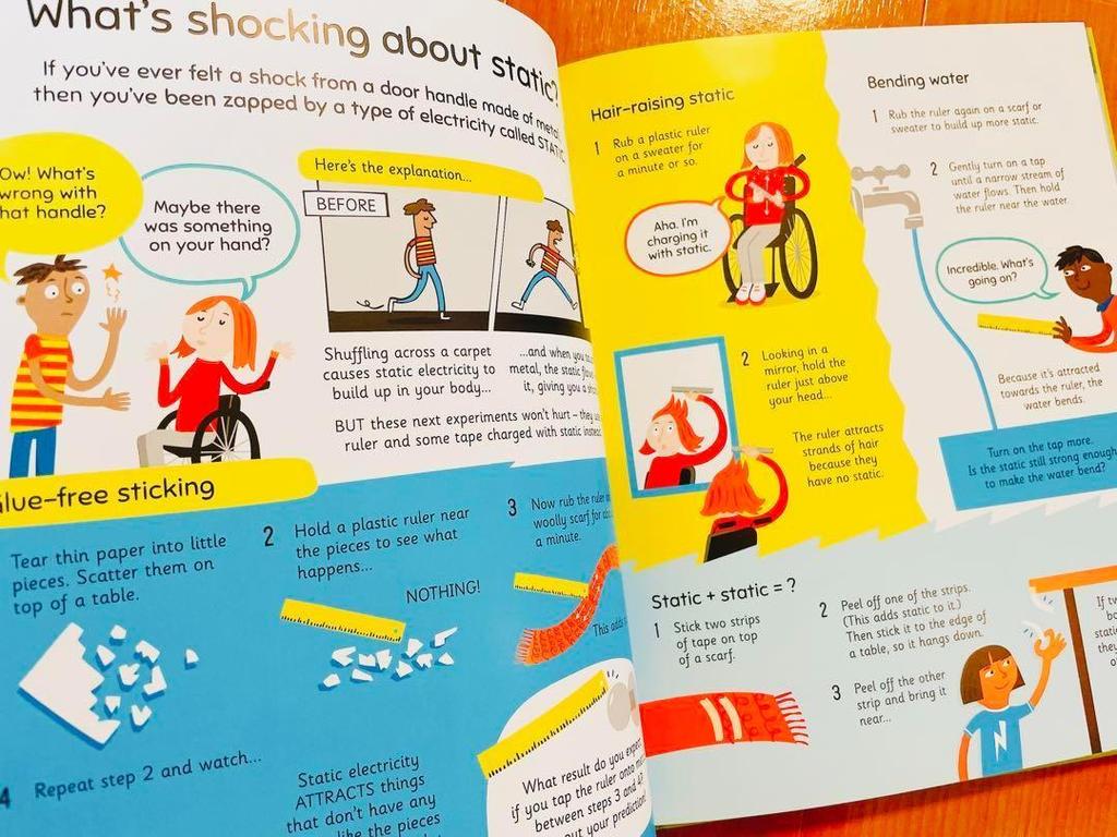 [USED] English Picture Book Usborne Science Experiments English Book STEM