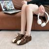Invisible inner height increase German training shoes women's, spring new women's shoes shallow mouth casual Mary Jane shoes