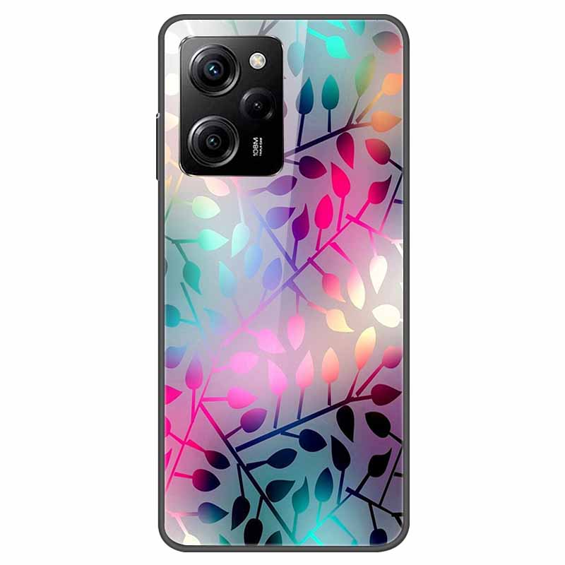 Tempered Glass Case for Xiaomi Poco X5 Pro / PocoX5 Cover Hard Shockproof Cases for Xiaomi Poco X5 5G 6.67'' Funda Coque Case