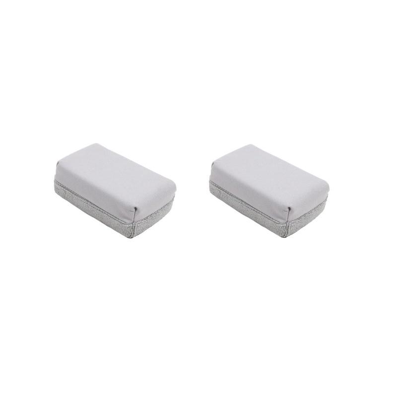 Microfibre Car Wax Applicator Pads Soft Auto Detailing Wax Sponge Rectangle Foam Car Paint Care Polishing Pad Auto Cleaning