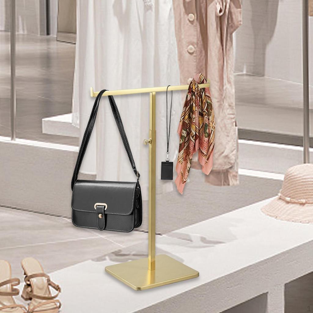 Handbag Display Stand Jewelry Organizer Shelf Metal for Girls and Women Purse Holder