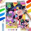 Alice In Wonderland Queen of Hearts Oil Painting Art Set Handmade Diy Gift Home Decoration