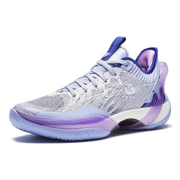 Anta Three Point Rain1.0 Basketball Shoes Men's Low Top Blue 912331102-1
