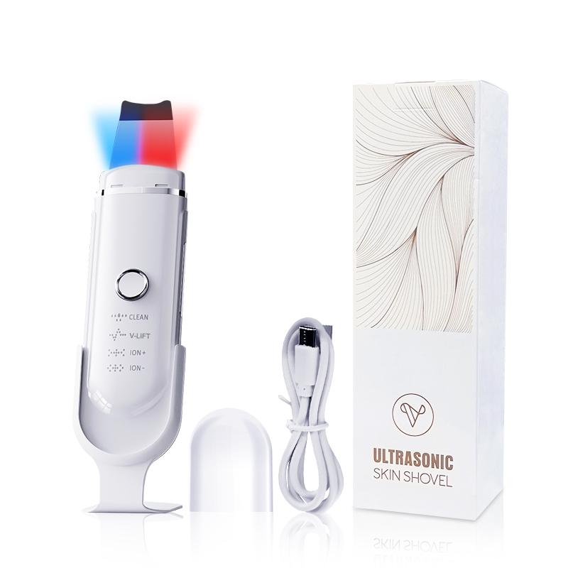 New Professional Face Beauty Care Salon Skin Scrubber Facial Cleaner Lift Skin Scrubber Deep Cleansing Pore White