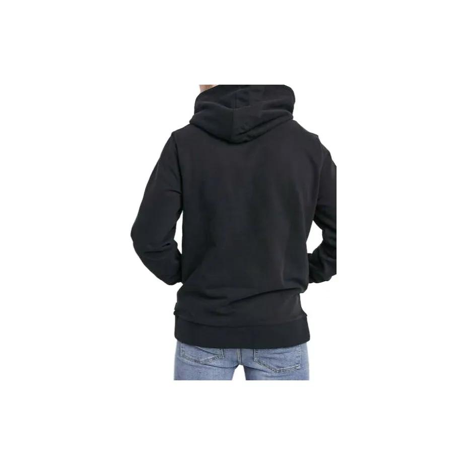 Calvin Klein Sweatshirts Men's Black Hooded Moderate Straight Fit (Unisex) Sweatshirts K10K105584 BEH