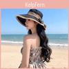 Traditional Fisherman Hat With Colorblock Pattern For Outdoor Summer Casual Wear