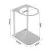 1Pcs Portable Coffee Machine Bracket Adjustable Stainless Steel Coffee Machine Bracket For Outdoor Use Deep Space 12.3*7.7*1cm