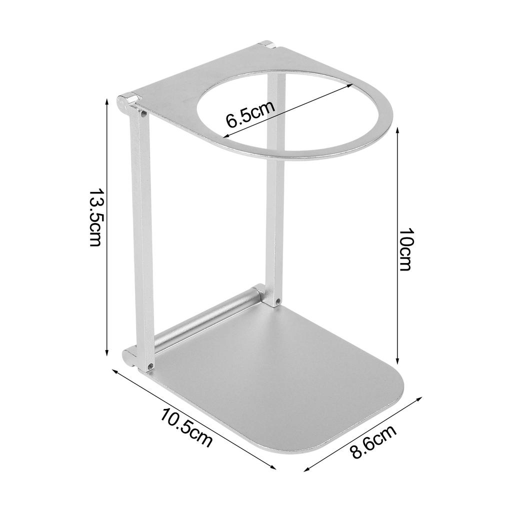 1Pcs Portable Coffee Machine Bracket Adjustable Stainless Steel Coffee Machine Bracket For Outdoor Use Deep Space 12.3*7.7*1cm