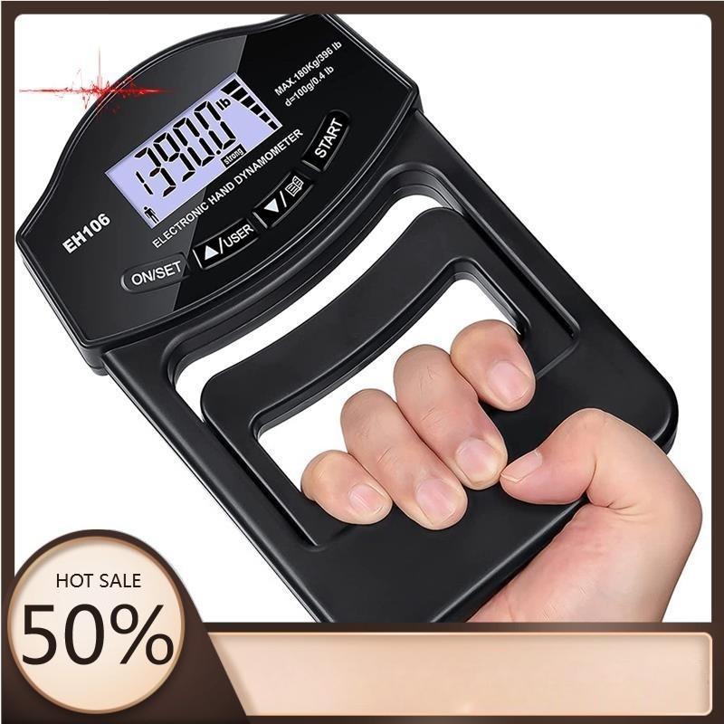 396Lbs/180Kg USB LCD Screen Hand Grip Dynamometer Digital Grip Strength Tester Hand Dynamometer Grip Strength Meter