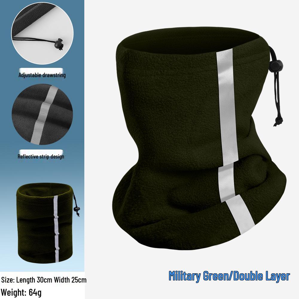 Adjustable Multifunctional Neck Warmer: Windproof Skiing & Cycling Gaiter for Autumn & Winter