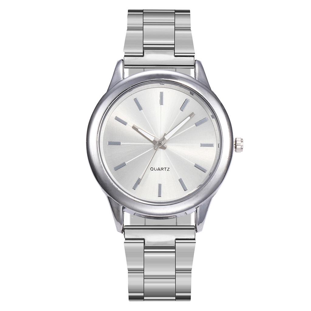 Meridian Women's Fashion Quartz Watch - Steel Band & Leather Strap