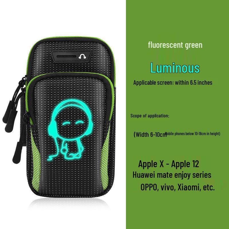 Men's and Women's Waterproof Running & Hiking Phone Armband: Large Capacity, Arm & Wrist Bag