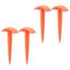 4pcs Plastic Drone Apron Landing Pad Ground Nail Set Support Fixed Rod Windproof Nail