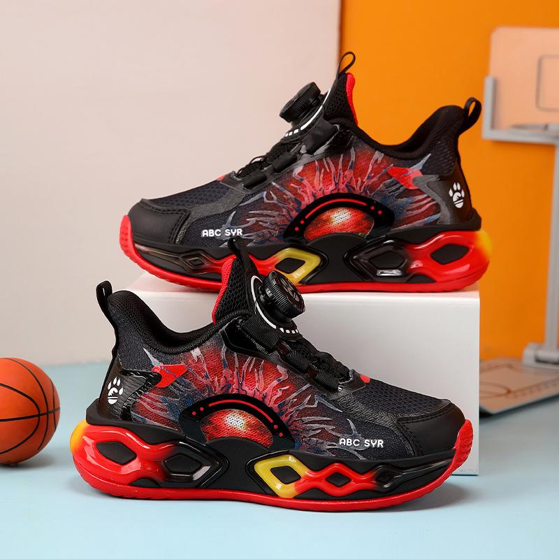 

Boys mesh sneakers 2025 new spring breathable children s casual shoes medium and large children s and boys running shoes 39