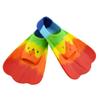 Silicone Short Fin Snorkeling Fins Kids Adults Water Sports Training Outdoor Swimming Gear