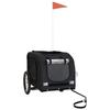Remorque de vélo pour chien - VIDAXL - Poids jusqu'à 45 kg - Tissu Oxford et fer