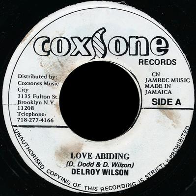 7-Zoll-Schallplatte DELROY WILSON / JACKIE OPEL - Love Abiding / Solid Rock NONE Coxsone Records Jamaika Reggae, Ska & Dub Gebraucht