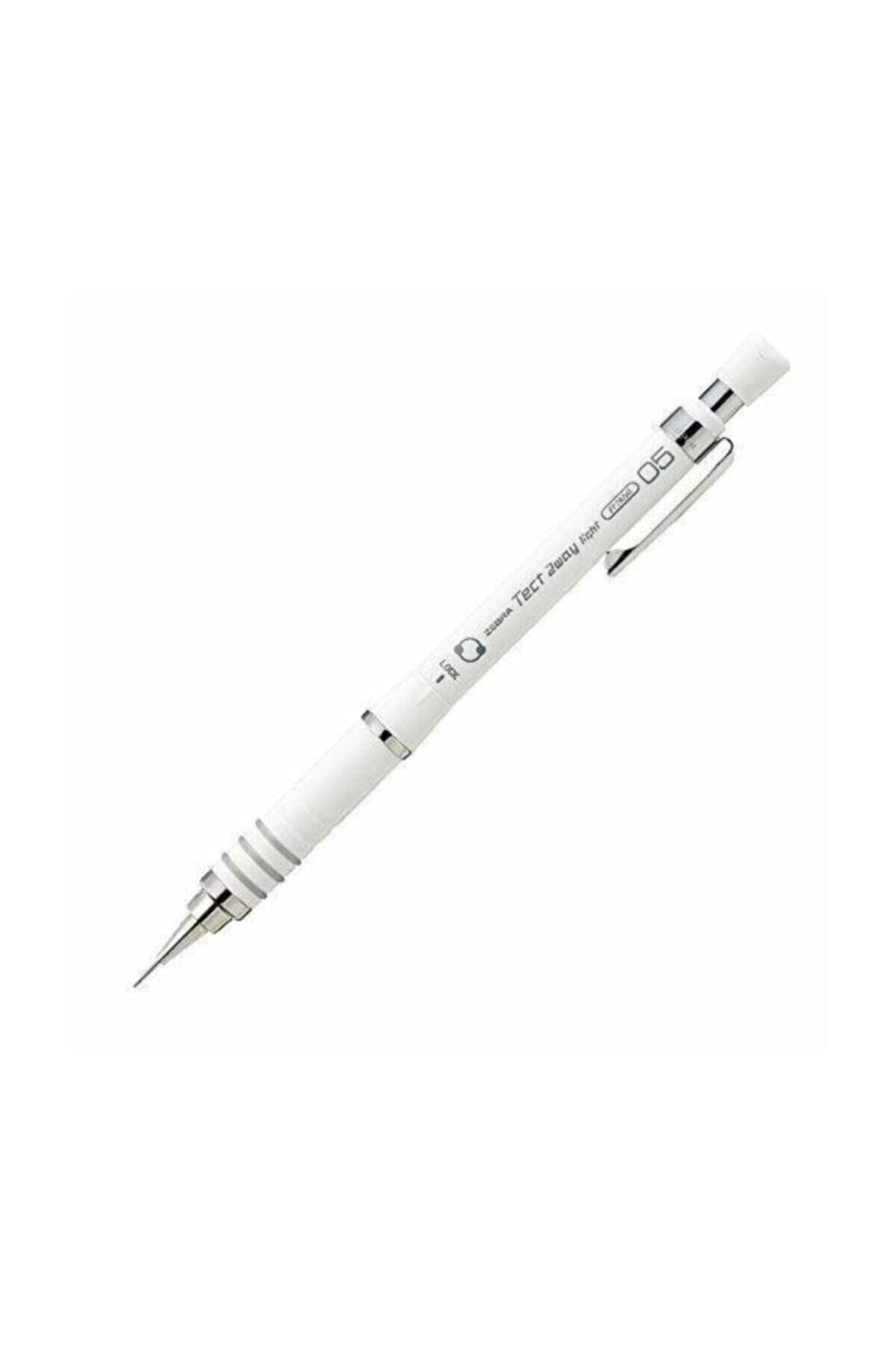 ZEBRA Mechanical Tecto Two Way Pencil, Light, 0.5mm, White, MA42-W белый