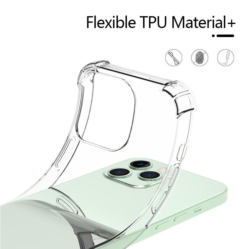 Bulk Purchasing For iPhone 13 Phone Case 1.5mm Anti-Drop Corner TPU Cover Ultra Transparent