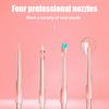 4 Pcs/Set Replaceable Oral Dental Nozzles For Oral Irrigator Dental Water Jet Mouthwash Flosser