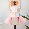 PETCIRCLE Summer Puffy Gauze Skirt Pet Clothes, Peach Bubble Cat  Dog Wedding Dress for Small Dogs Pomeranian Teddy