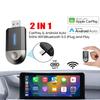 Phoebus Link 2 In 1 Mini Carplay Wireless Adapter Seamless Integration Android Auto For Apple USB Type-C Dongle In Universal Car