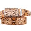 Snake Cowhide Genuine Leather Automatic Buckle Strap 2020 New Hot Ceintures Mens Belts Luxury Designer High Quality Novel Cowboy