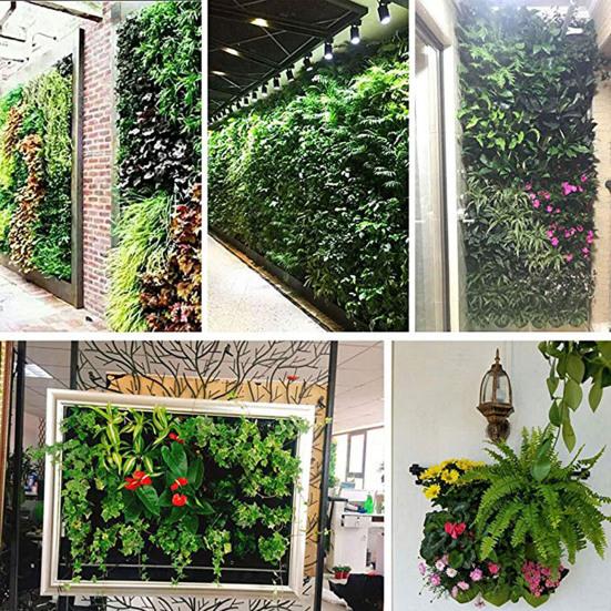 Wall Planting Bag Vertical Gardening Grow Bag Breathable Wall Planter with Multiple Pockets for Office Home Balcony Indoor
