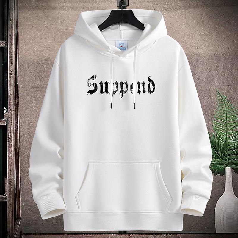 Mens Casual Hooded Hoodie Sportshirt Plus Size Boys Pullovers M-5XL