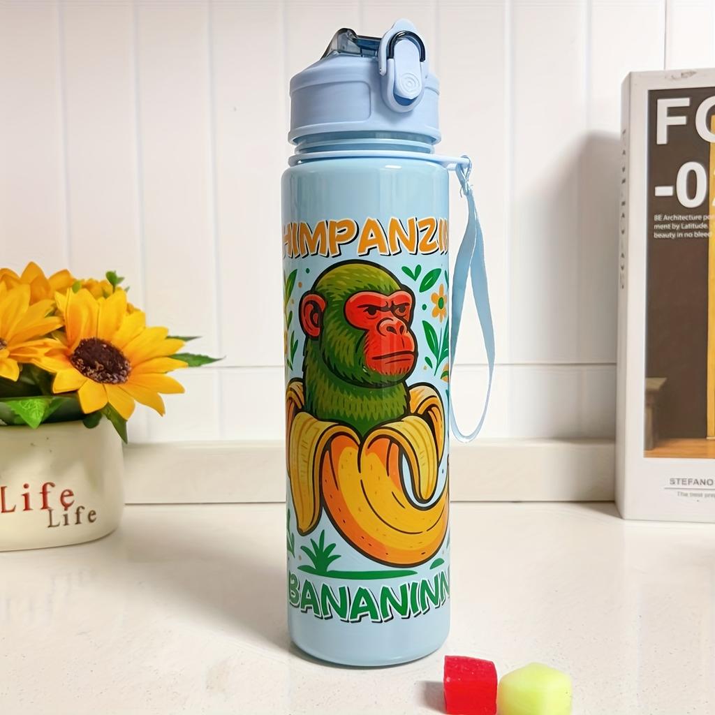 750ML Italienische Brainrot Wasserflasche Outdoor Trinken Cartoon Sportbecher Tung Tung Tung Sahur Tralalero Tralala Weihnachtsgeschenke