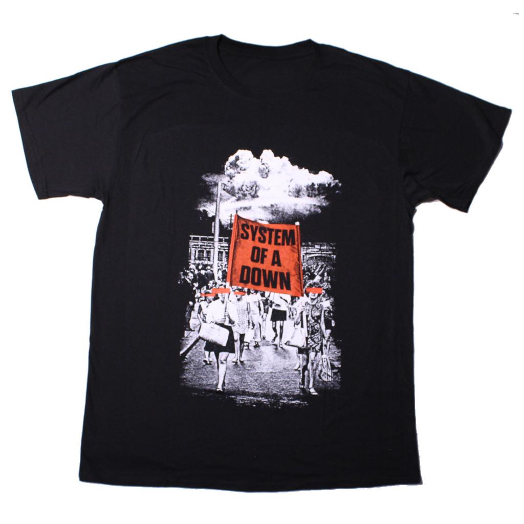 See No Evil System of A Down Band TShirt Cotton Graphic Tee Unisex Unisex Summer Streetwear