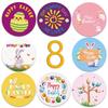 Happy Easter Paper Sticker 50-500pcs Cake Baking Seal Self Adhesive Sticker Labels Easter Party Gift Bag Box/Envelope Decoration
