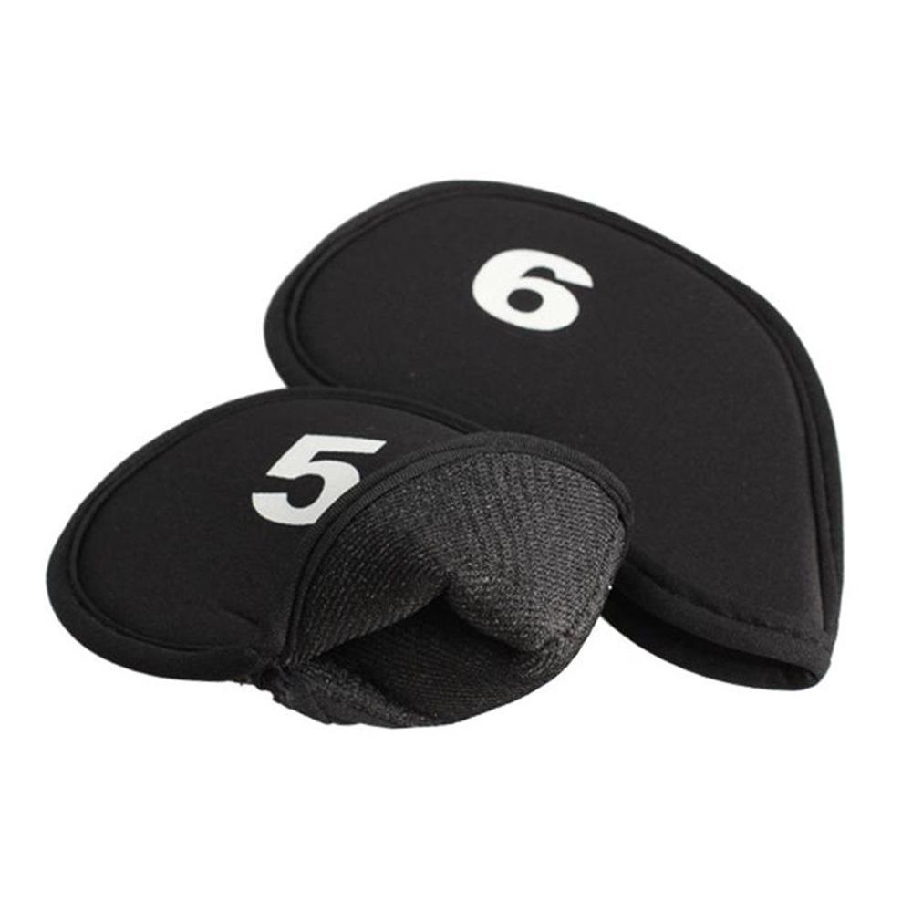 Thickened Golf Iron Covers - Set of 10 Numbered Club Headcovers