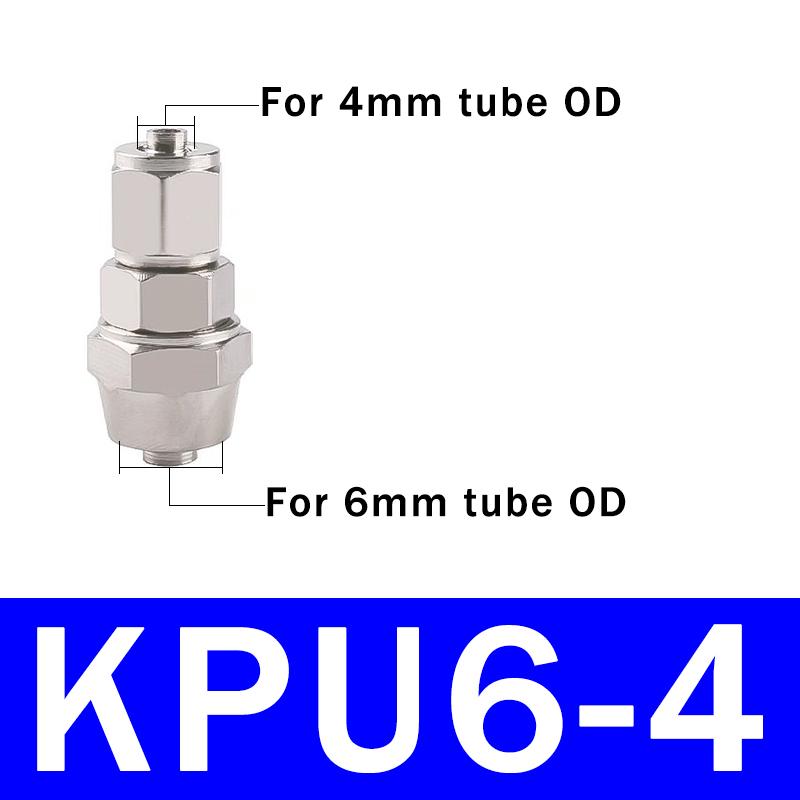 10Pcs PU-4 6 8 10 12 14 16 MM OD Hose Tube Connect PU Tube Direct Pneumatic Connector Quick Fast Twist Air Hose Tube Fitting